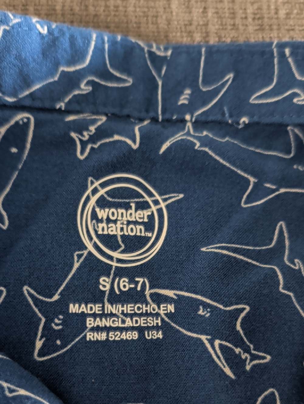 Boys Button Up Short Sleeve Shirt - Picture 2 of 3